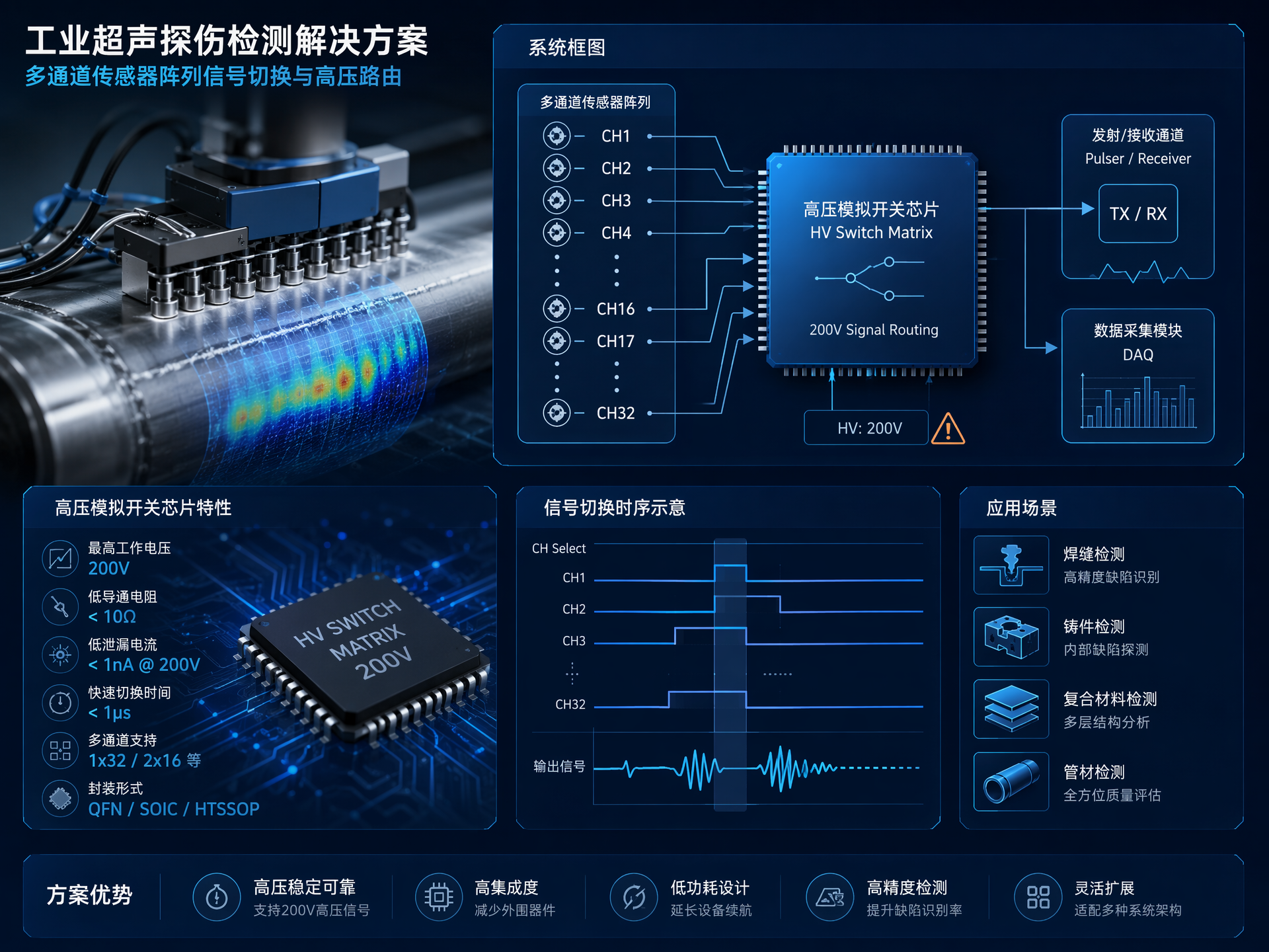 工业超声探伤检测方案