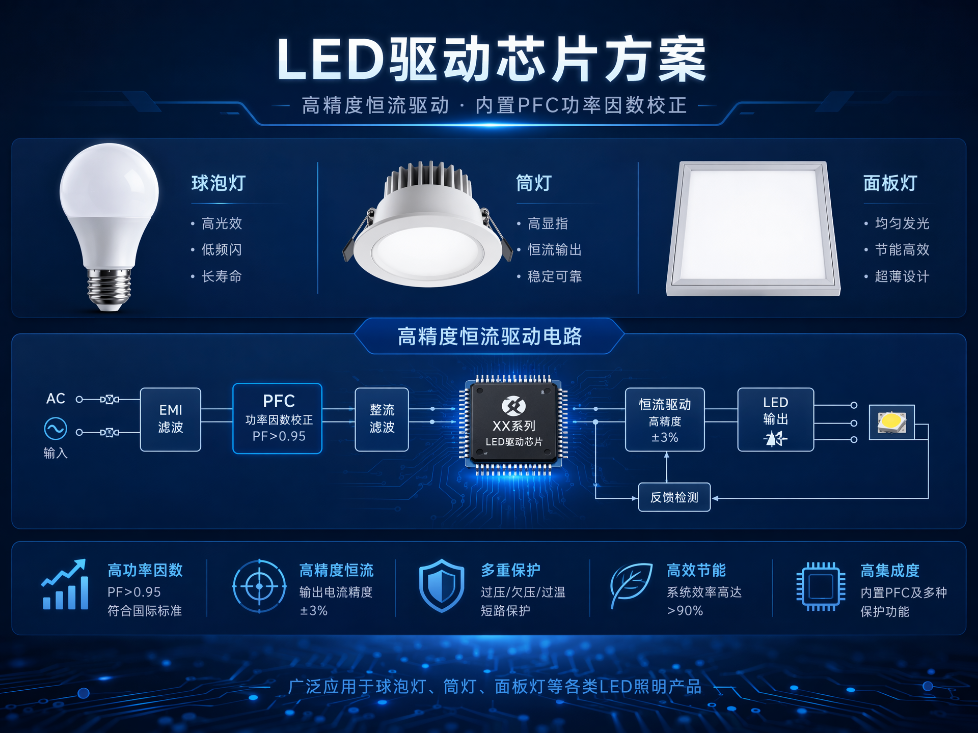 LED驱动芯片方案